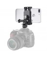 Phone/Sports Camera Holder with Adapter - Black