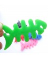 Fish-shaped headphone cable wrap - green