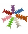 Fish-shaped headphone cable wrap - white