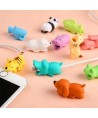 Duck-shaped phone cable cover