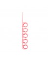 Silicone office organizer - pink
