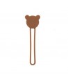 Silicone cable reel - brown
