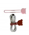 Silicone cable reel - brown