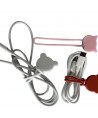 Silicone cable reel - brown