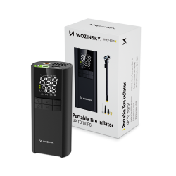 Wozinsky WPEP-8000 compressor, electric pump, 8000mAh power bank, flashlight - black