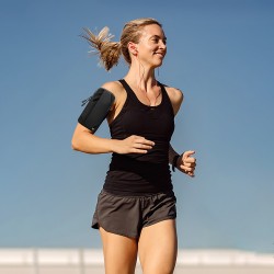 Wozinsky WSDB-B armband phone bag for running - black