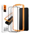Spigen ALM Glass FC tempered glass for iPhone 15 - black 2 pcs.