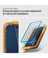 Spigen ALM Glass FC tempered glass for iPhone 15 - black 2 pcs.