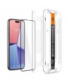 Spigen Glas.tR EZ Fit FC Tempered Glass for iPhone 15 Plus - Black