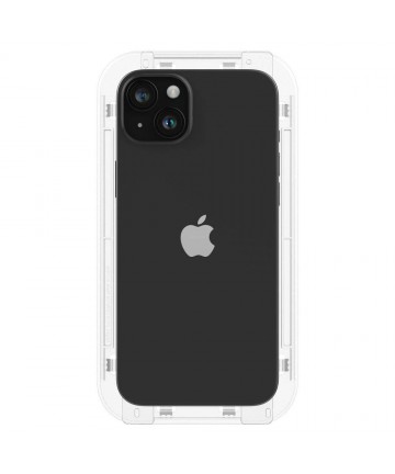 Spigen Glas.tR EZ Fit FC Tempered Glass for iPhone 15 Plus - Black