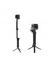 3 in 1 Monopod Tripod with Selfie Stick for GoPro - Black