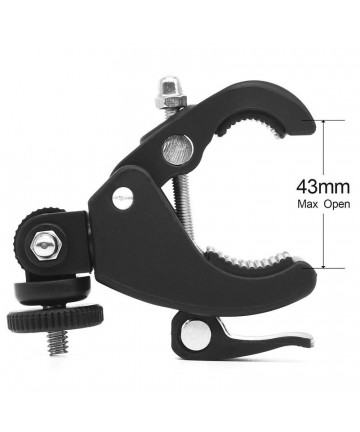 Sports camera holder rotates 360 degrees