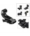 Adjustable harness for a sports camera with a rotating tripod and a phone stand
