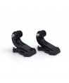 Adjustable harness for a sports camera with a rotating tripod and a phone stand