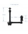 Clamp holder for camera, camera, microphone