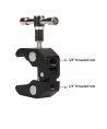 Clamp holder for camera, camera, microphone