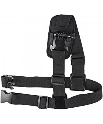 Adjustable shoulder strap with GoPro camera mount