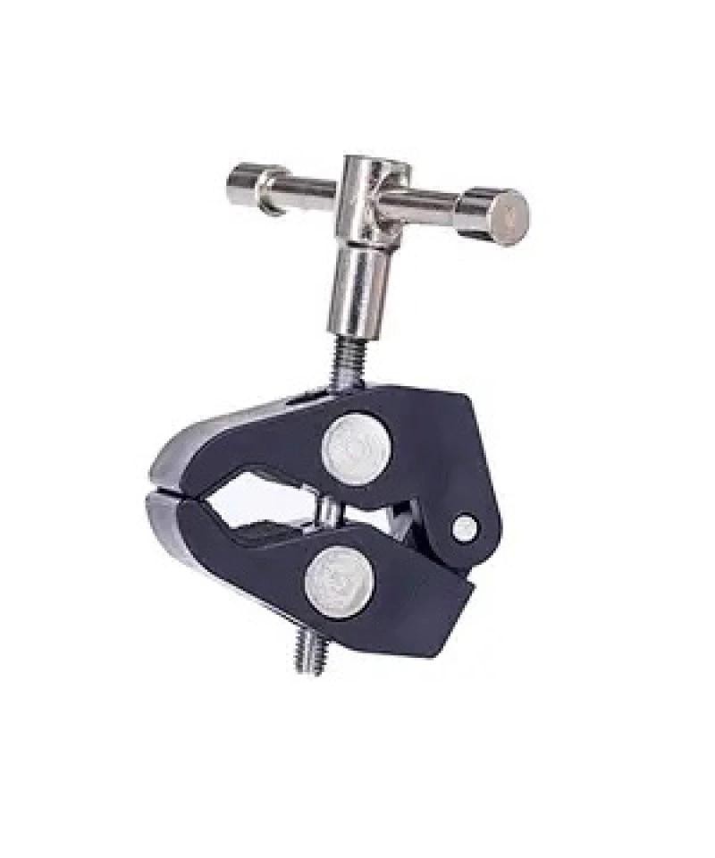 Clamping bracket for mounting accessories with 1/4 and 3/8 inch screw