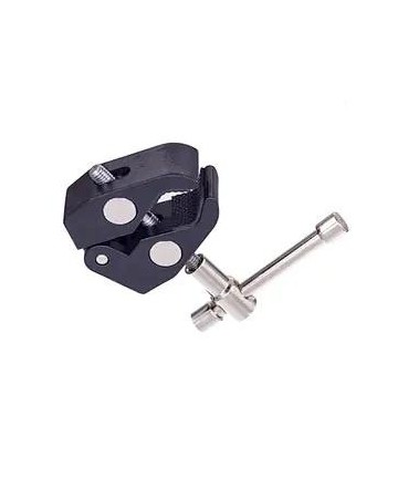 Clamping bracket for mounting accessories with 1/4 and 3/8 inch screw