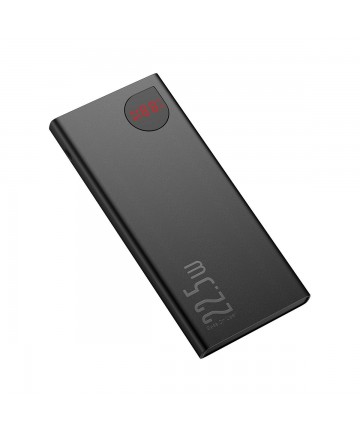 Baseus Adaman Metal Power Bank with Fast Charging 10000mAh 22.5W (Overseas Edition 2021) Black