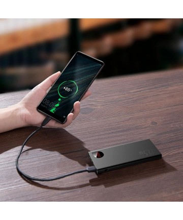 Baseus Adaman Metal Power Bank with Fast Charging 10000mAh 22.5W (Overseas Edition 2021) Black