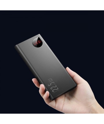 Baseus Adaman Metal Power Bank with Fast Charging 10000mAh 22.5W (Overseas Edition 2021) Black