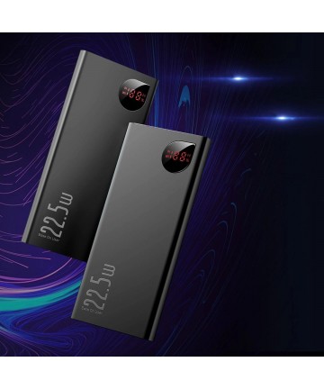 Baseus Adaman Metal Power Bank with Fast Charging 10000mAh 22.5W (Overseas Edition 2021) Black