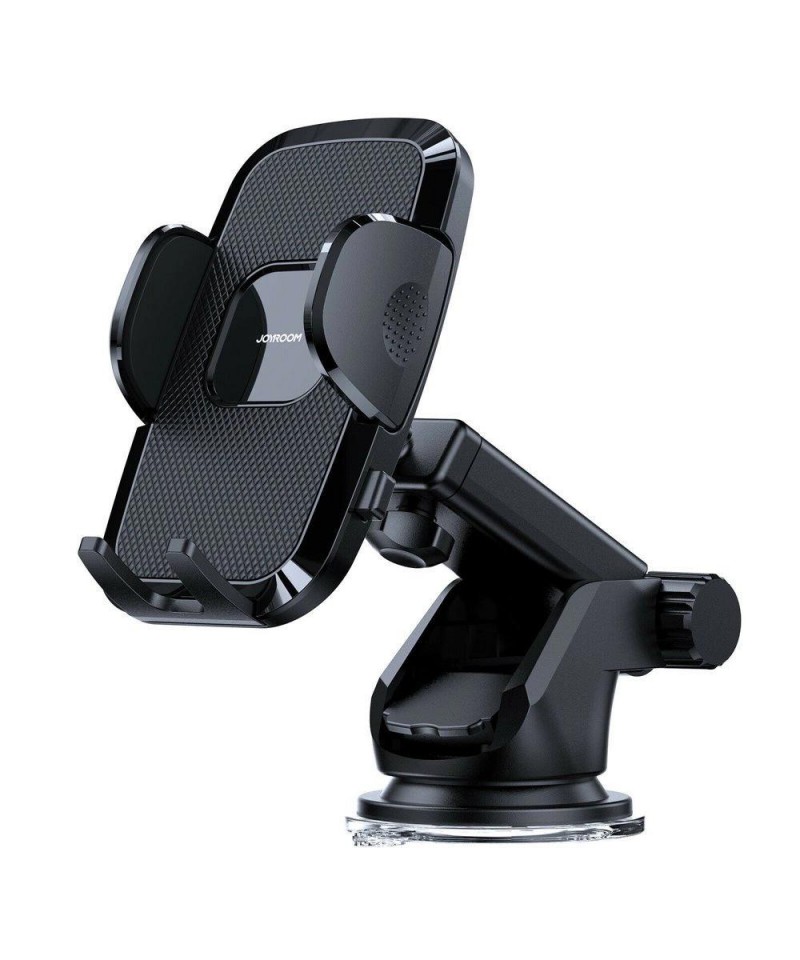 Joyroom car phone holder with telescopic extendable arm for dashboard and windshield black (JR-ZS259)