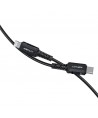 Acefast C4-01 Lightning - USB-C PD cable 30W 3A 480Mb/s 1.8m - black