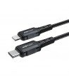 Acefast C4-01 Lightning - USB-C PD cable 30W 3A 480Mb/s 1.8m - black