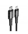 Acefast C1-01 Lightning - USB-C MFi PD cable 30W 3A 480Mb/s 1.2m - black