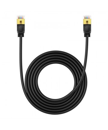 Baseus fast RJ45 cat. network cable. 7 10Gbps 3m thin black