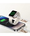 Joyroom 2 in 1 Lightning cable and inductive charger for Apple Watch 1.5m white (S-IW012)
