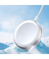 Joyroom 2 in 1 Lightning cable and inductive charger for Apple Watch 1.5m white (S-IW012)