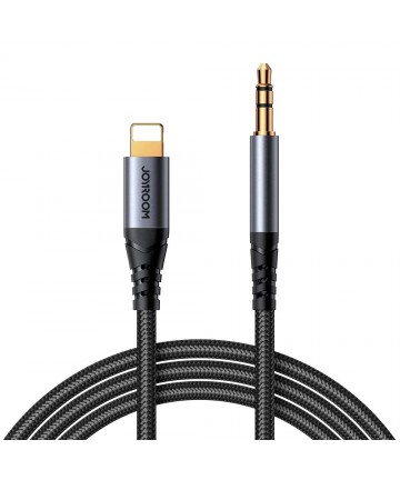 Joyroom Audio Transfer Series SY-A06 mini jack 3.5 mm / Lightning cable 1.2 m - black