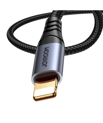 Joyroom Audio Transfer Series SY-A06 mini jack 3.5 mm / Lightning cable 1.2 m - black