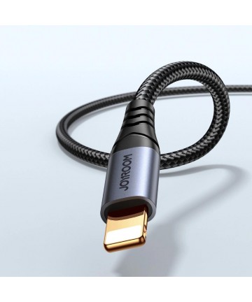 Joyroom Audio Transfer Series SY-A06 mini jack 3.5 mm / Lightning cable 1.2 m - black