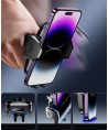 Joyroom JR-ZS259 mechanical car holder universal for phone on cockpit / window - black