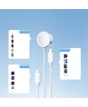 Joyroom S-IW007 3-in-1 cable USB-A magnetic charger - Lightning 1.2m - white