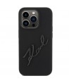 Karl Lagerfeld Silicone Karl Script case for iPhone 15 Pro - black