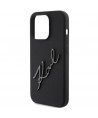 Karl Lagerfeld Silicone Karl Script case for iPhone 15 Pro - black