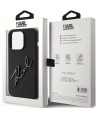 Karl Lagerfeld Silicone Karl Script case for iPhone 15 Pro - black