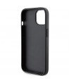 Karl Lagerfeld Gripstand Saffiano Karl&Choupette Pins case for iPhone 15 Plus / 14 Plus - black