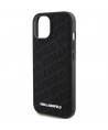 Karl Lagerfeld Quilted K Pattern case for iPhone 15 Plus / 14 Plus - black
