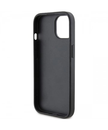 Karl Lagerfeld Quilted K Pattern case for iPhone 15 Plus / 14 Plus - black