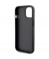 Karl Lagerfeld Gripstand Saffiano Choupette Pins case for iPhone 15 - black