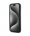 Karl Lagerfeld Silicone Ikonik Metal Pin case for iPhone 15 - black