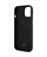 Karl Lagerfeld Silicone Ikonik Metal Pin case for iPhone 15 - black