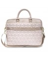 Guess Quilted bag for a 16" laptop - pink