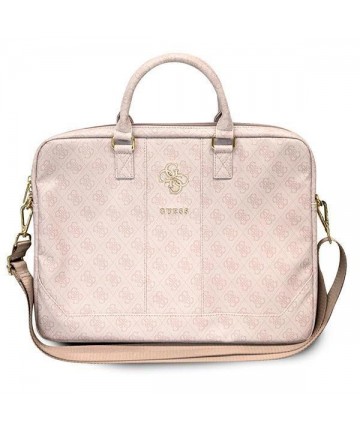Guess 4G Big Logo bag for a 16'' laptop - pink